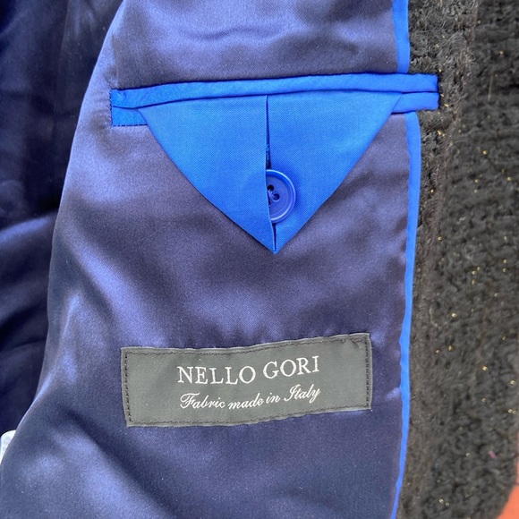 J. Crew Lady Jacket in Italian Lurex Tweed Double-Breasted Peacoat Womens Size S - Picture 9 of 13